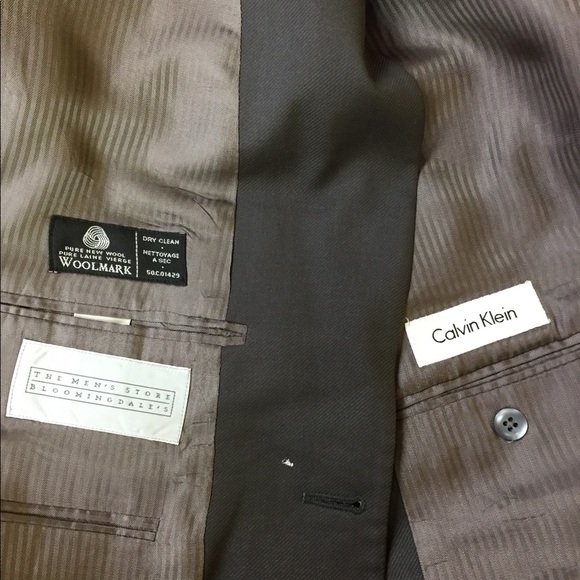 Calvin Klein Men’s Grey Size 38R Blazer - Picture 3 of 6